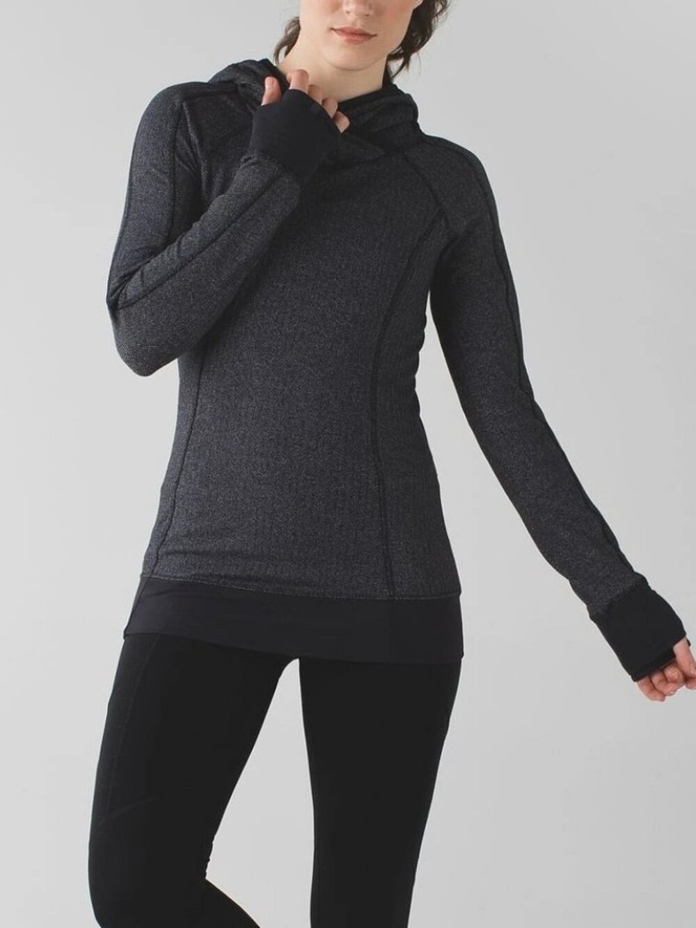 LULULEMON THINK FAST HOODIE women's size 8